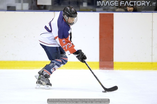 2015-02-07 Hockey Milano Rossoblu U14-Aosta 0450 Gabriele Asinelli
